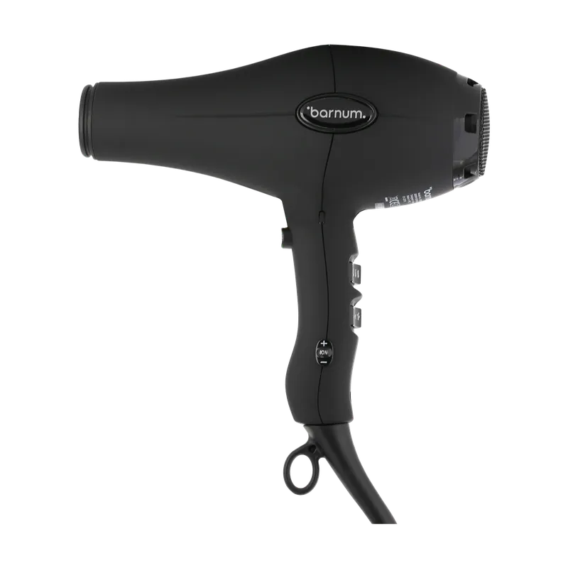 Geprüft Barnum Magnesium Haartrockner 2000W Schwarz